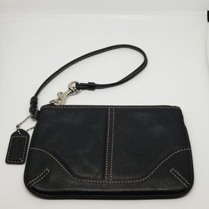 Coach Leather Wristlet bag
